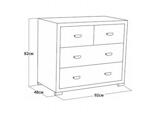 Комод Орматек Orma Soft 2 ( 6 ящиков ) 2