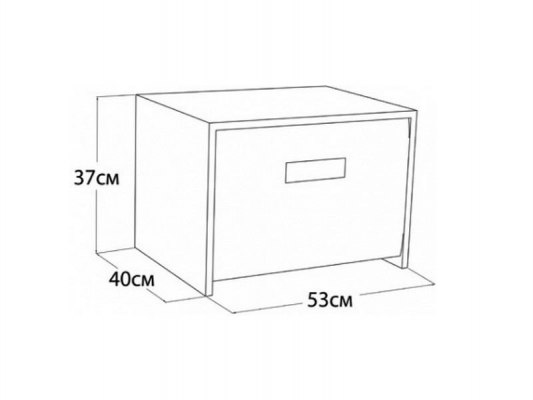 Тумба прикроватная Орматек Домино 3