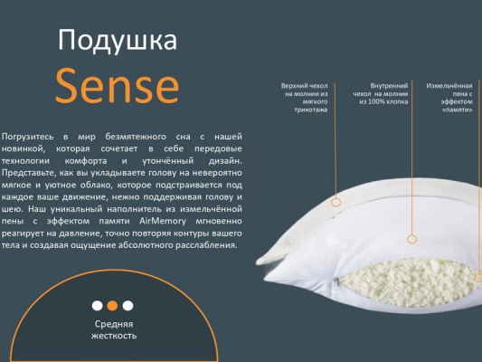 Подушка Орматек Sense 1