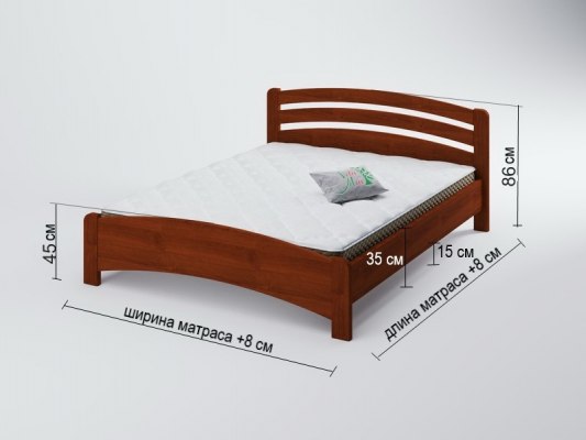 Кровать из массива дерева Vita Mia Siena ( Сиена ) 8